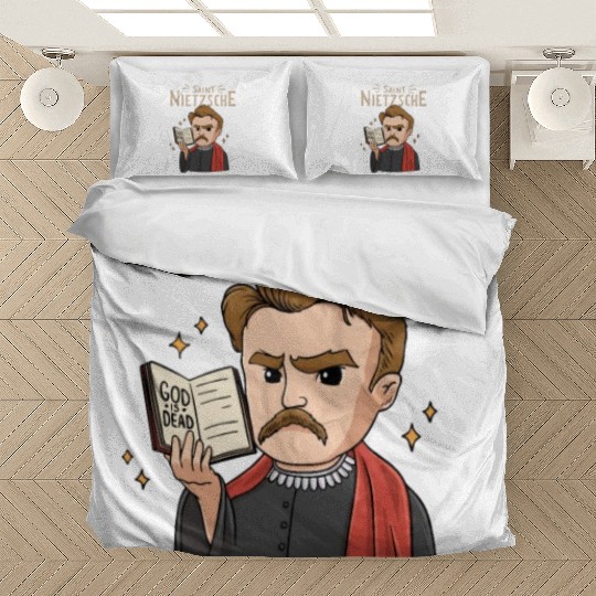 Saint Nietzsche Design for a Philosophy Student Bedding Sets