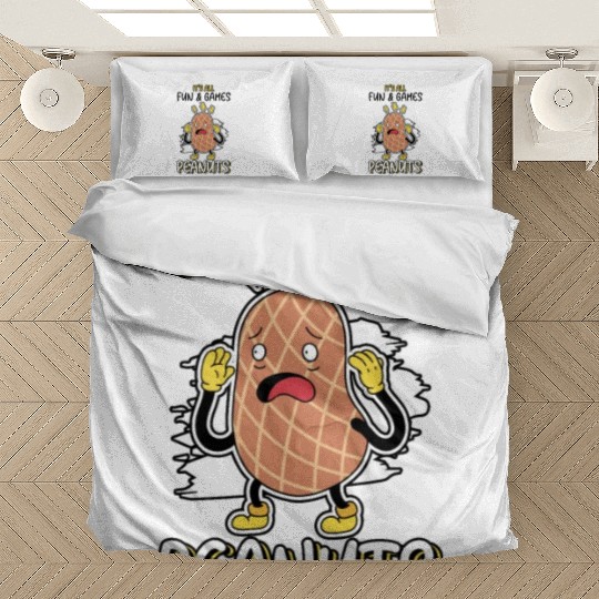It's All Fun And Games Until I See Peanuts Peanut Bedding Sets