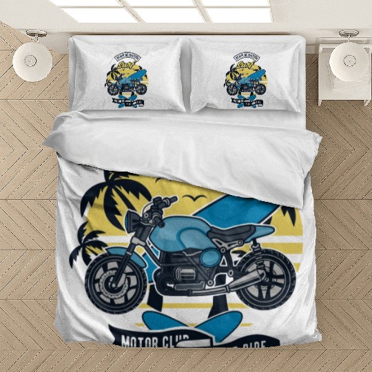 Motorcycle Bike Surf Bedding Sets
