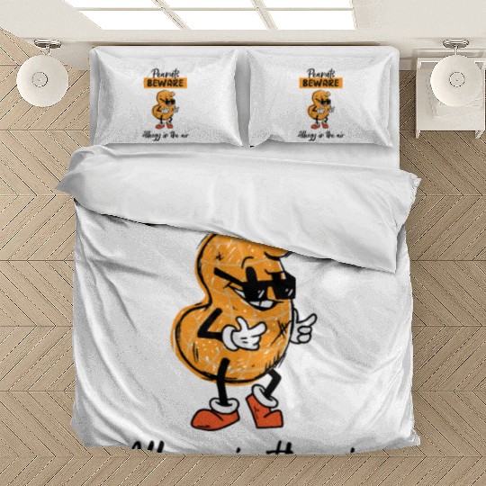 Peanuts Beware Allergy In The Air Peanut Allergic Bedding Sets