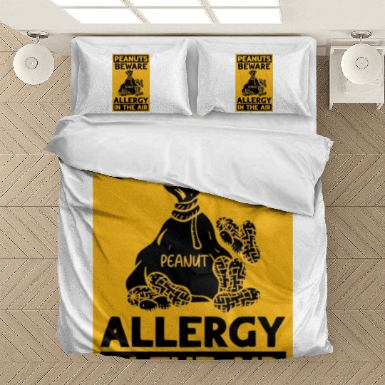 Peanuts Beware Allergy In The Air Peanut Allergic Bedding Sets