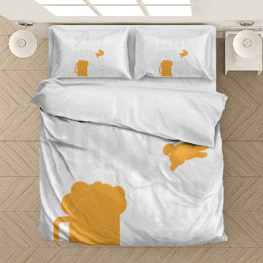 Easter Bunnies Beer Drinking Holiday Rabbit Bedding Sets