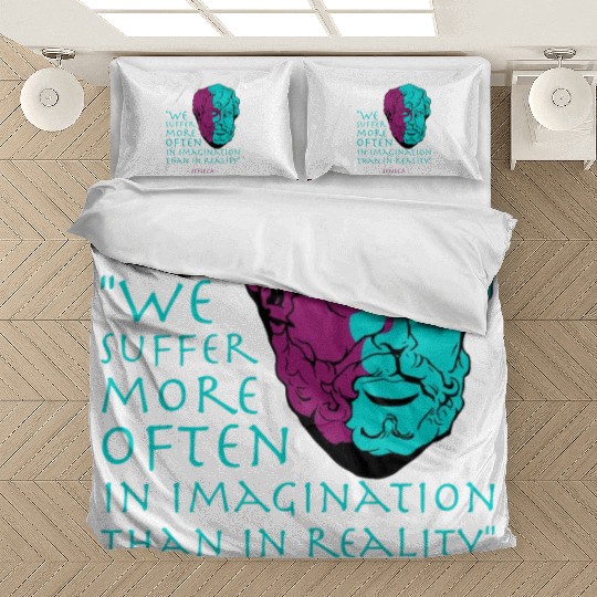 Seneca Stoic Philosophy Quote Bedding Sets