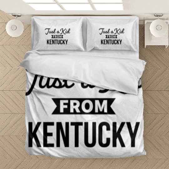 Just A Kid From Kentucky, Kentucky funny memes Bedding Sets