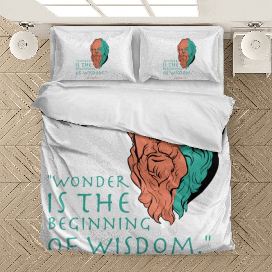 Socrates Stoic Philosophy Quote Bedding Sets