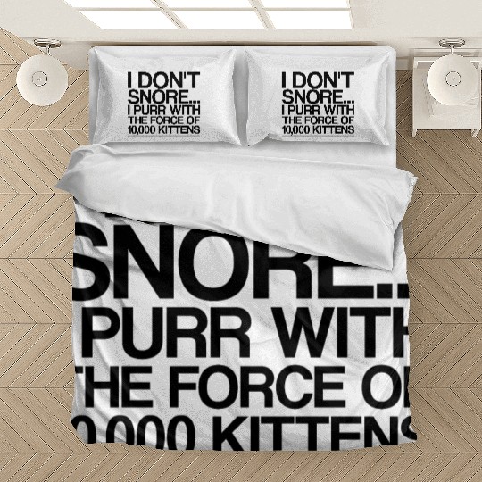 I Purr With The Force Of 10,000 Kittens 4 Bedding Sets