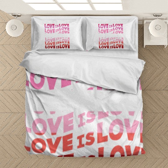 Love Is Love Lesbian Bedding Sets