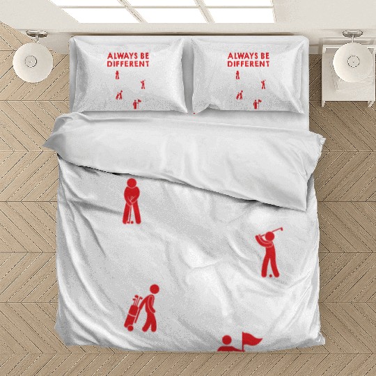 Always Be Different Golf Bedding Sets
