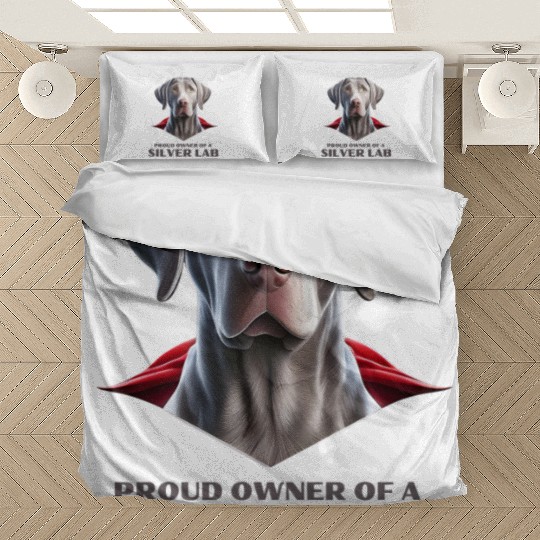 Silver labrador | Proud owner of a Silver lab Bedding Sets