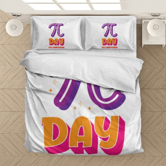 Pi Day Math Holiday Pi Symbol Number Bedding Sets