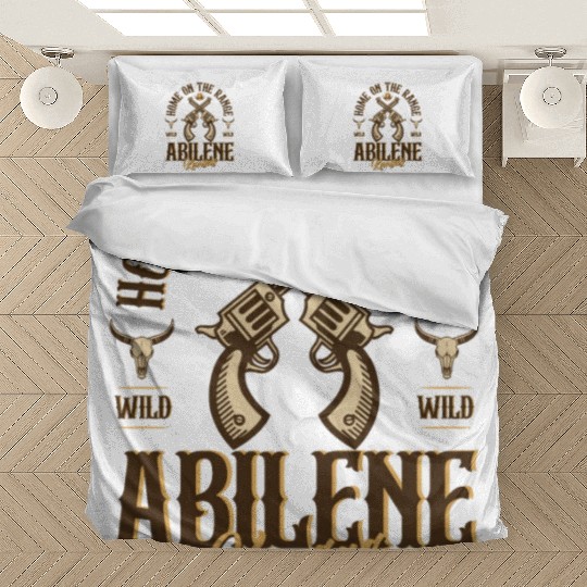 Abilene Kansas wild west town Bedding Sets