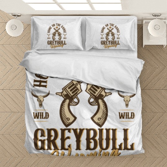 Greybull Wyoming wild west town Bedding Sets