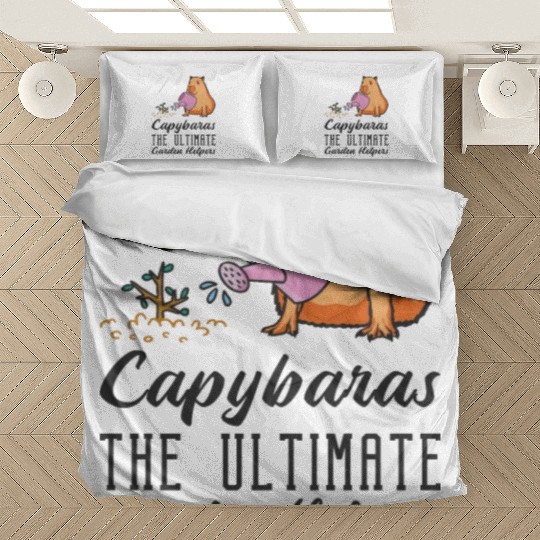 Gardening Capybara Garden Planting Gardener Bedding Sets