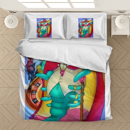 Cornbread Shrimp Da' Pimp (green) Bedding Sets