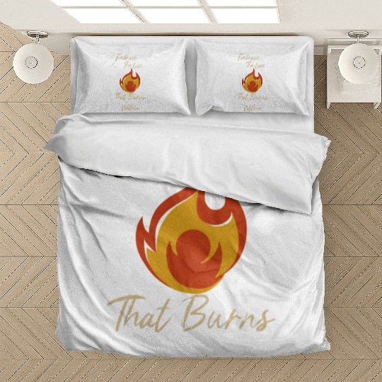 Embrace the love that burns within. Bedding Sets