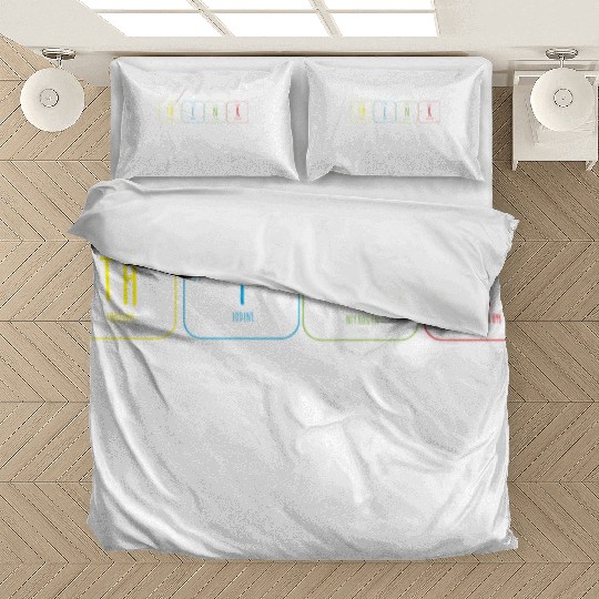Science Pun Think Like A Proton Stay Positive Bedding Sets