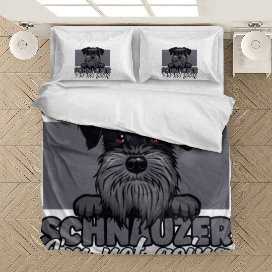 Schnauzer Dad Dog Lover Schnauzer Dog Father Dog Bedding Sets