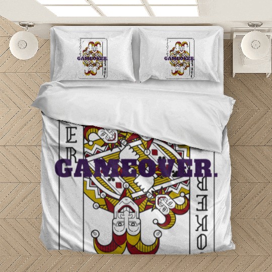 GAME OVER Joker Playing Card Bedding Sets