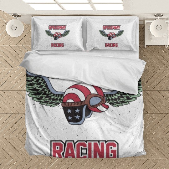 Motorcycle Bikers Racing Bedding Sets