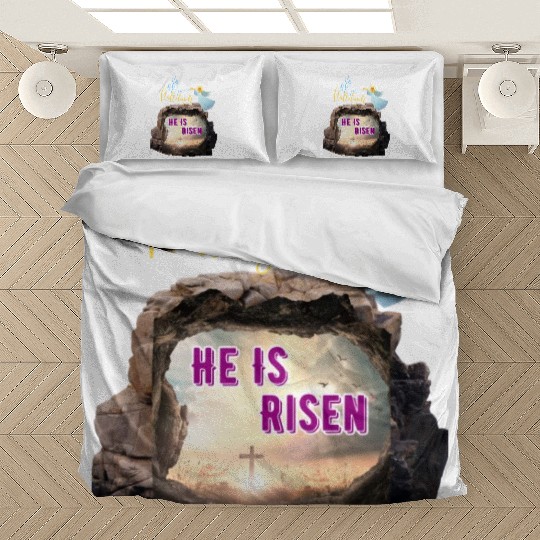 He Is Risen- Hallelujah Bedding Sets