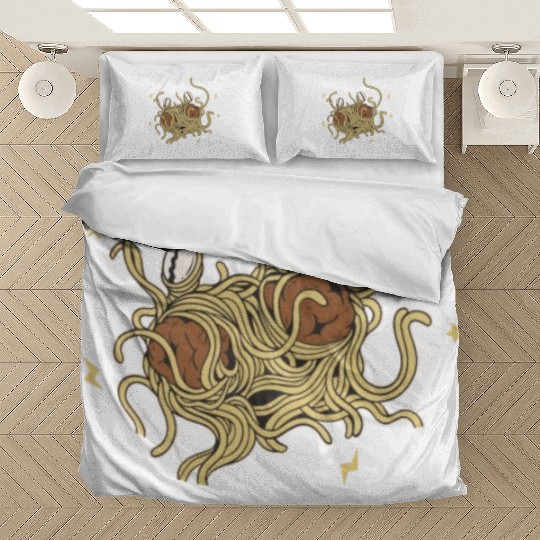 Atheist Atheism Flying Spaghetti Pastafarianism Bedding Sets