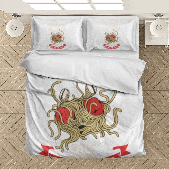 Atheist Atheism Flying Spaghetti Pastafarianism Bedding Sets