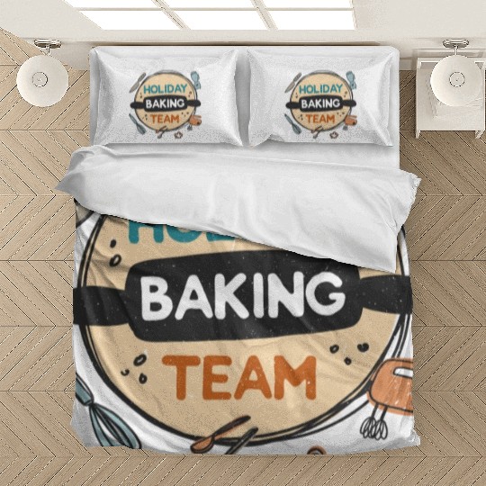 Holiday Baking Team Bedding Sets