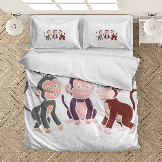 Monkey Wildlife Animal Zookeeper Monkey Whisperer Bedding Sets