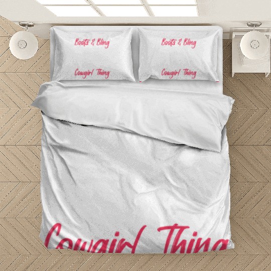 Boots And Bling It's A Cowgirl Thing Bedding Sets