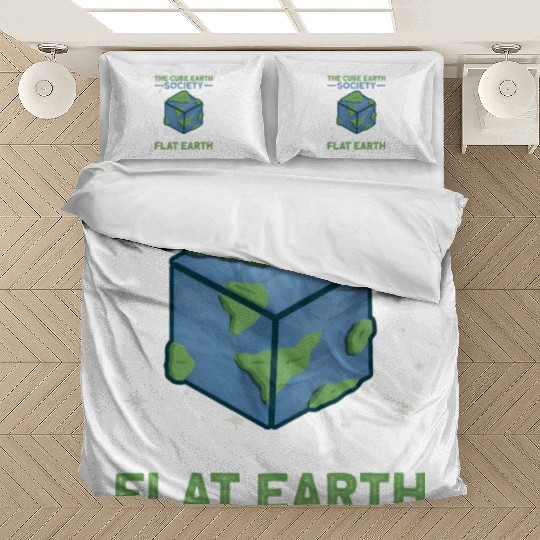 The Cube Earth Society Earth Planet Space Lover Bedding Sets