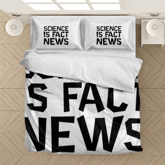 Science Is Fact News 2 Bedding Sets