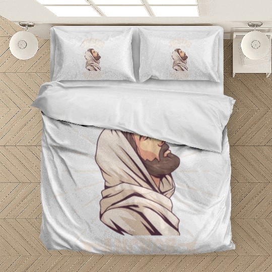 Jesus Christianity God Praying Prayer Pastor Bedding Sets