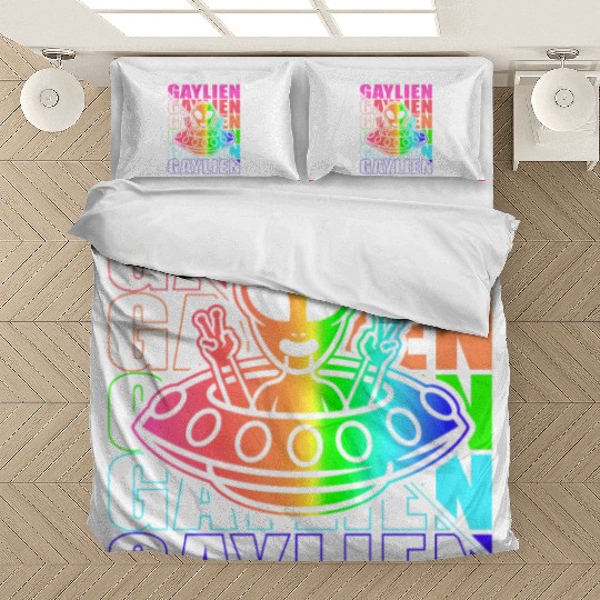 Gender Lesbian, Gay, Trans, Queer Rainbow Bedding Sets