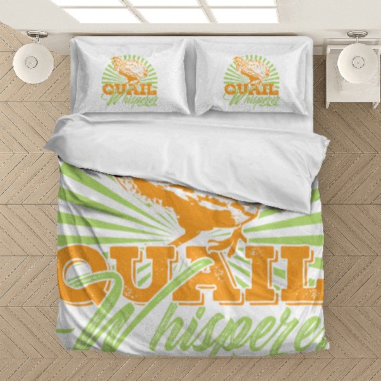 Quail Whisperer Farmer Farming Gift Bedding Sets