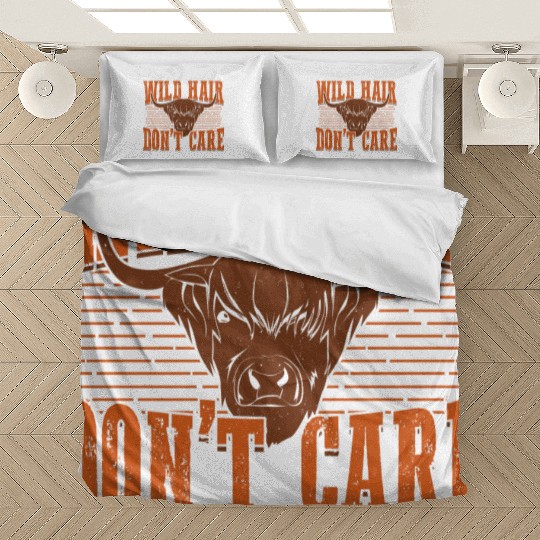 Highland Cattle Cow Farmer Gift Bedding Sets