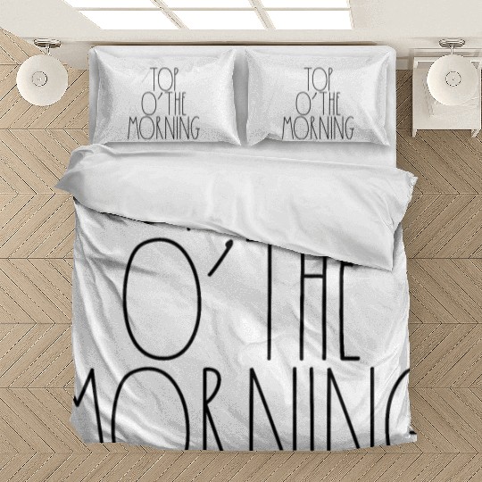 Top O' The Morning Rae Dunn Inspired Minimalist Bedding Sets