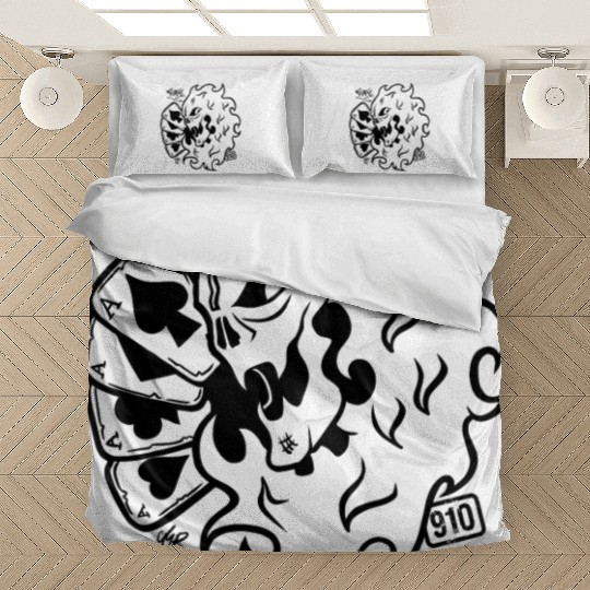Aces high graffiti sticker Bedding Sets