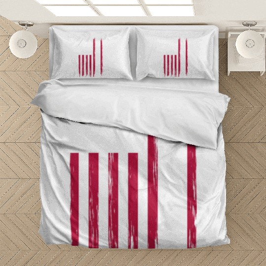 Drummer American Flag Drum Player US Flag Drummer Bedding Sets