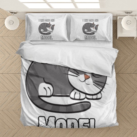 I Like Cats And The Model - I Love Cats Bedding Sets