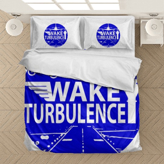 Wake Turbulence Circle Logo Bedding Sets