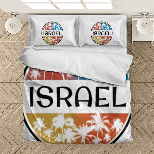 Israel Palm Tree Stylish Vacation Souvenir Bedding Sets