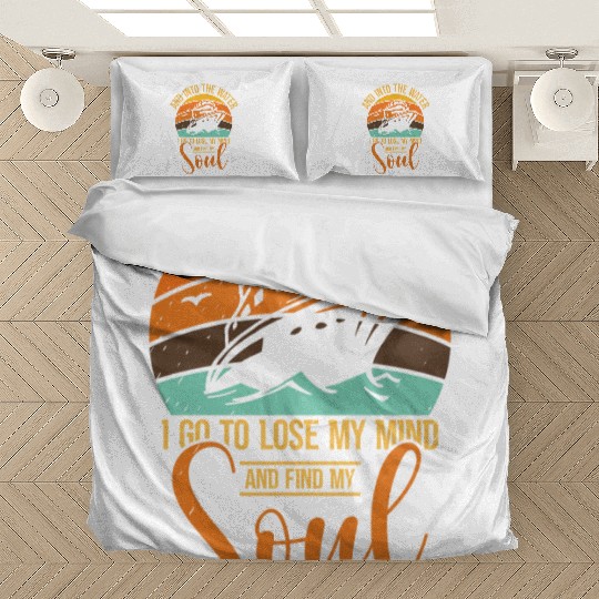 Into The Water Captain Boating Boat Sailing Sailor Bedding Sets
