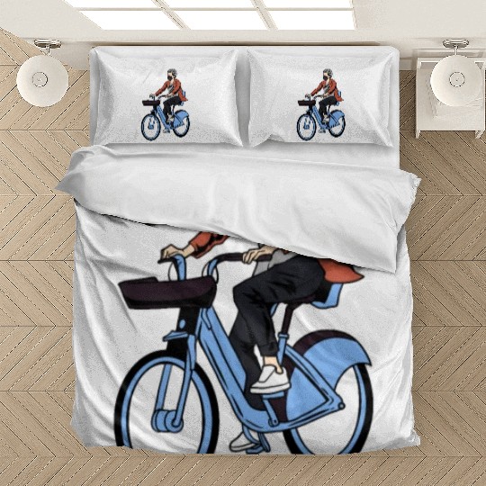 Cycling Cyclist E Bike Bedding Sets