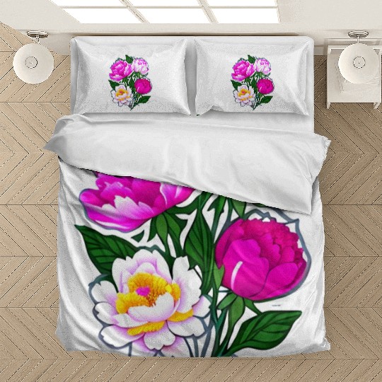 Peony Flower Art Bedding Sets