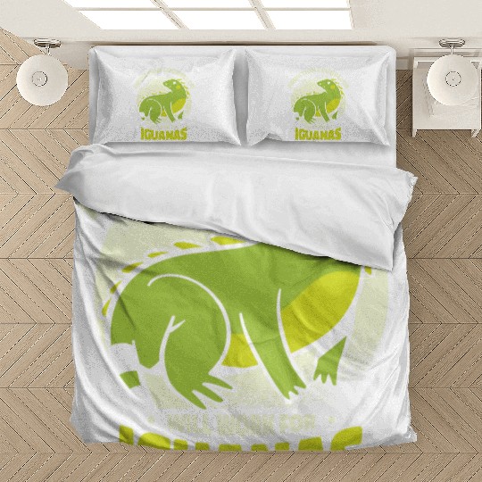 Iguana Lizard Addiction Reptile Iguana Lover Bedding Sets