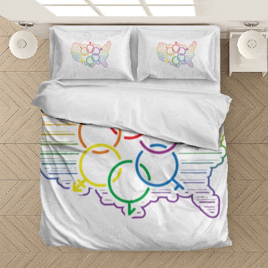 Reno Pride Month Pride Flag LGBT Community LGBTQ F Bedding Sets