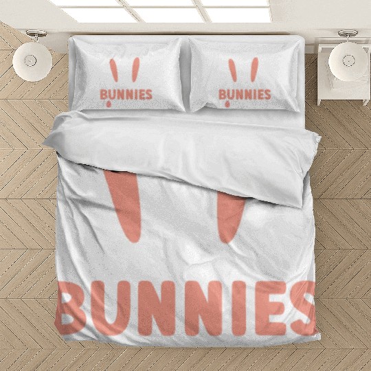 Bunnies Don't Judge - Atheism Easter Bedding Sets
