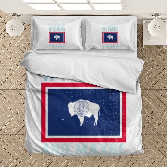 Wyoming Flag US State Bedding Sets