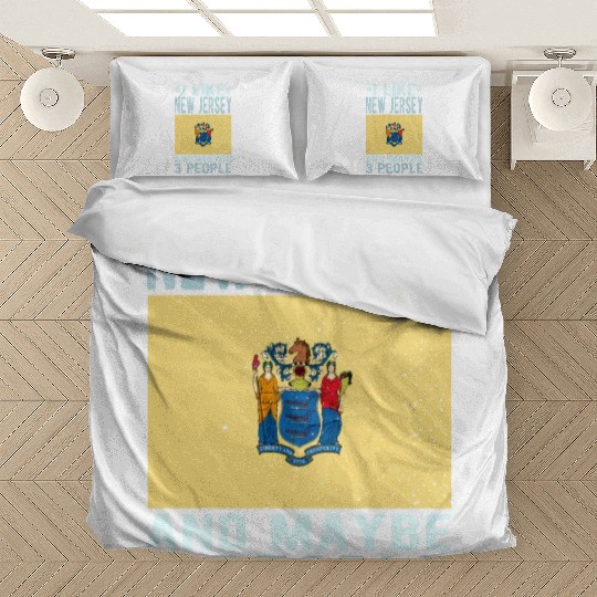 New Jersey Flag US State Bedding Sets