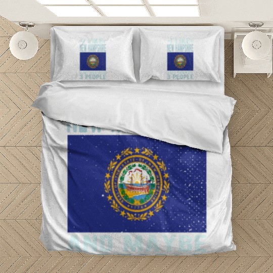 New Hampshire Flag US State Bedding Sets